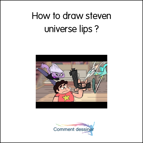 How to draw steven universe lips